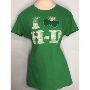 Harley Davidson T-shirt 2XL Women St. Patrick’s Day Jackson, Tennessee